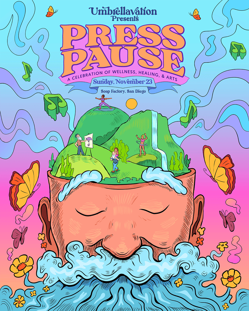 Flyer for Press Pause