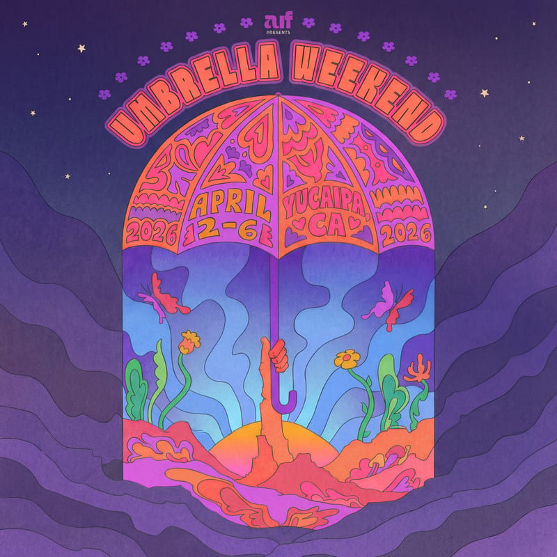 Flyer for Umbrella Weekend 2026