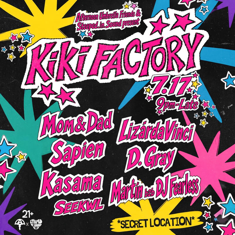 Flyer for Kiki Factory